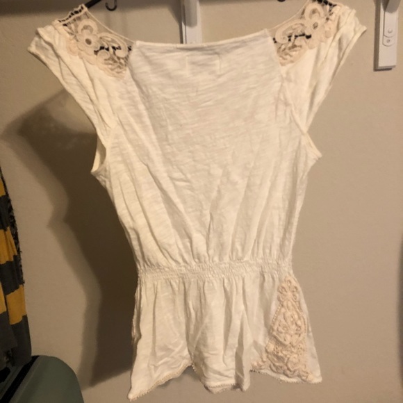 Anthro Deletta Embroidered Peplum Top - Picture 2 of 3